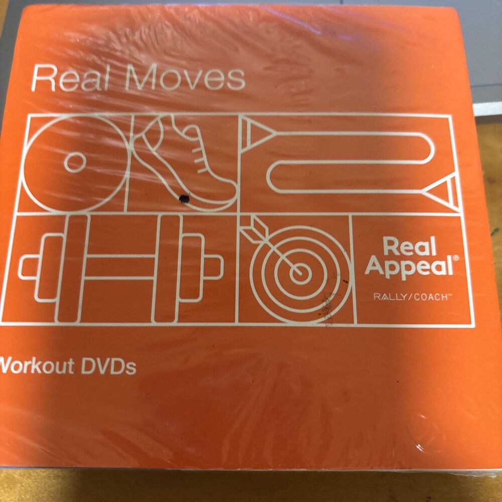 Real Moves Workout DVDs Real Appeal 6-Disc Set Rally/Coach BRAND New & SEALED